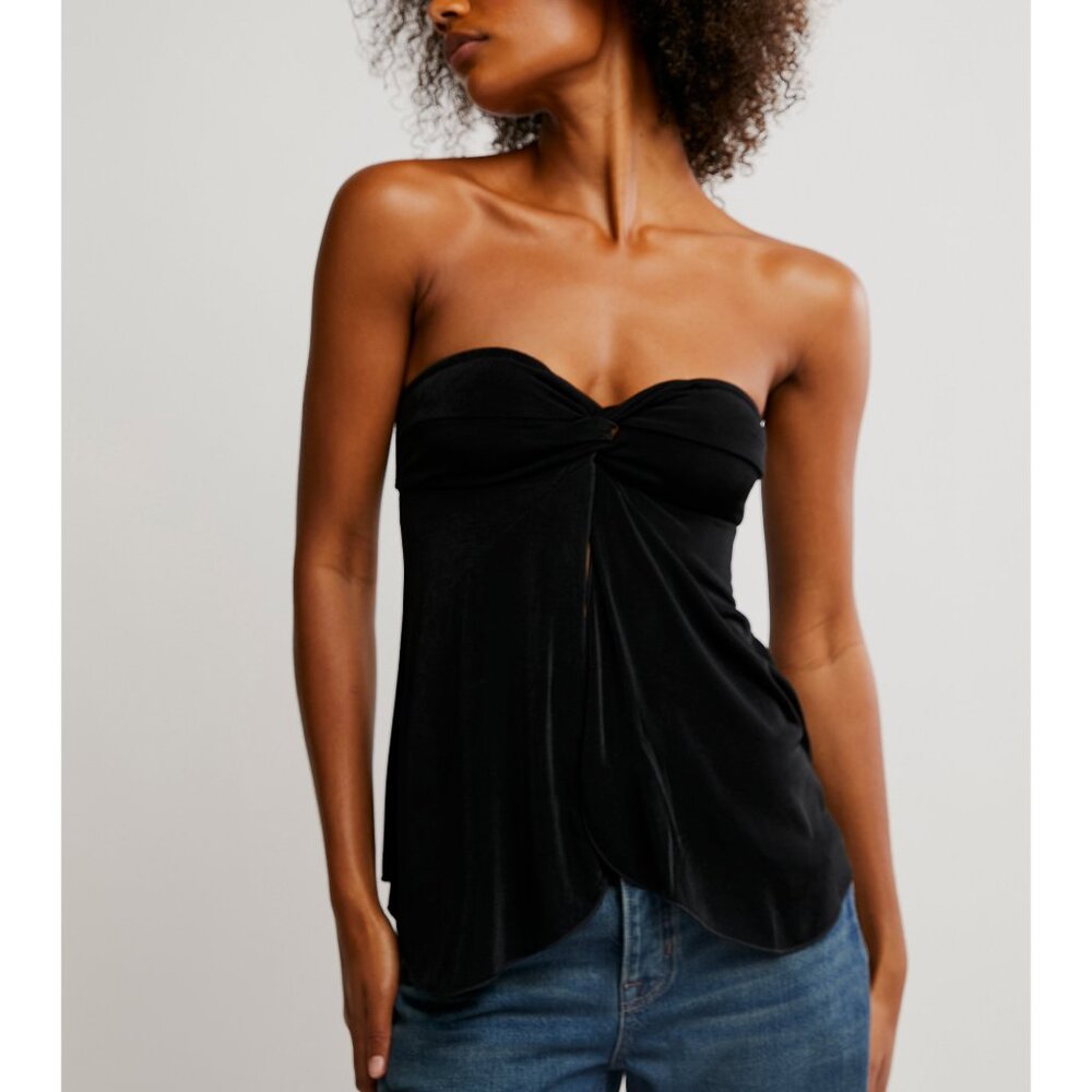 FREE PEOPLE Call Me Later Tunic / Black - Picture 4 of 10